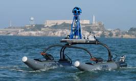 16' WAM-V USV equipped with Google Trekker