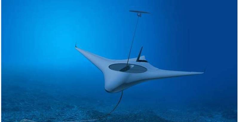 Artist’s concept of Manta Ray UUV. Image courtesy DARPA