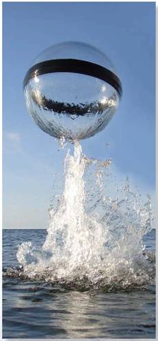 Figure 1. An eye-catching demonstration of Buoyant Force! (Photo courtesy of Teledyne Benthos, 2010)