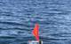 Figure 1. Ocean Lander DOV BEEBE surfaces off the coast of La Jolla, California. (Photo by Ashley Nicoll, Scripps Institution of Oceanography/UCSD)