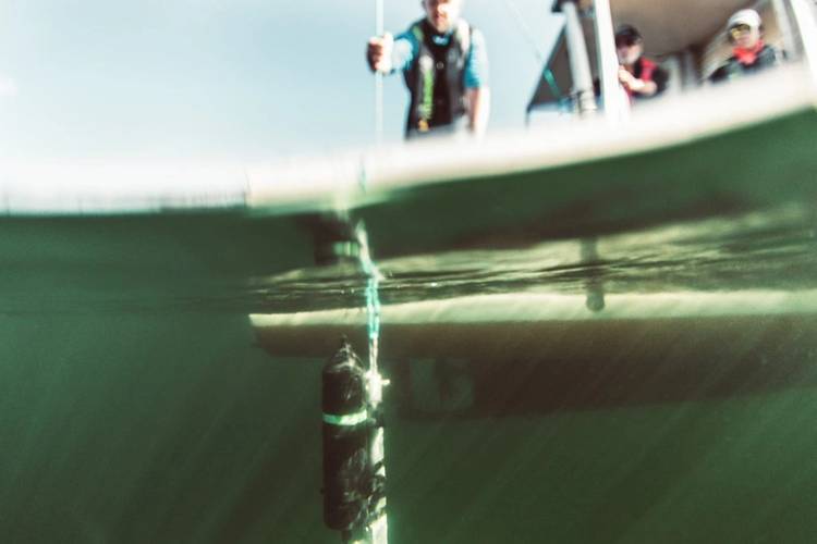 Installation of a receiver. © Innovasea