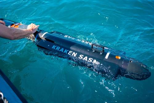 Kraken SAS was deployed by seven international naval teams and three industry partners during the 2025 REPMUS exercise. © Kraken Robotics