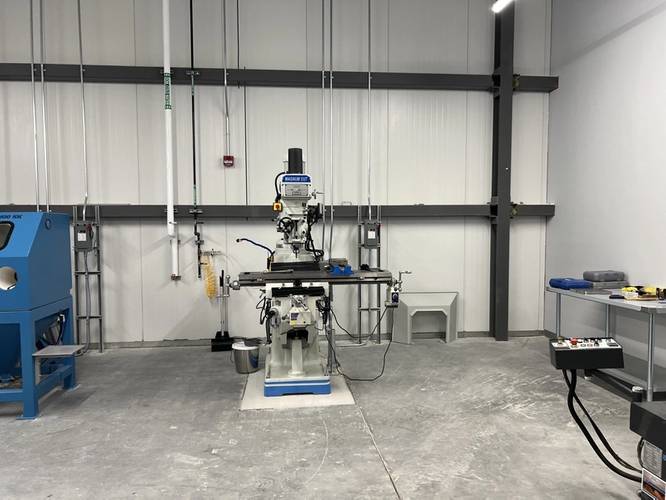The new light industrial space at the Co. Innovation Centre features many new pieces of equipment to help technologies and companies develop.
© GT