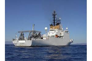 NATO’s 3,100-ton, 305-foot research vessel NRV Alliance has been a leading platform for underwater acoustics research to the benefit of NATO navies. Photo: NATO CMRE