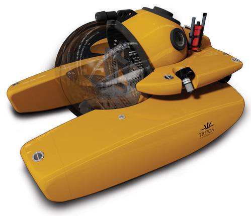 Rayotek designed  the 7.5 ft. diameter  glass sphere for Triton’s  36000/3 Submersible.