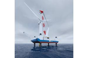 The SEA-3250-LT is a dedicated low CAPEX wind turbine installation solution for the emerging U.S. offshore wind market. (Image: GustoMSC)