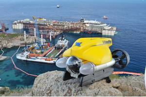 VideoRay performed in one of the most historic salvage  operations ever; the set-up for the removal of Costa Concordia.