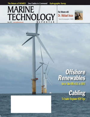 Marine Technology Magazine Cover May 2012 - Hydrographic Survey