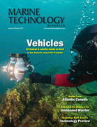 Marine Technology Magazine Cover Jan 2017 - Underwater Vehicle Annual: ROV, AUV, and UUVs