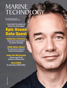 Marine Technology Magazine Cover Nov 2021 - Ocean Observation: Gliders, Buoys & Sub-Surface Networks